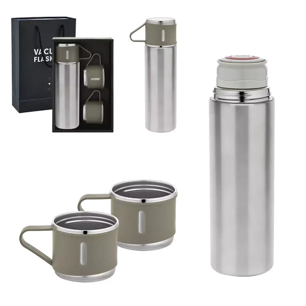 500 ml Çelik 3'lü Termos Set