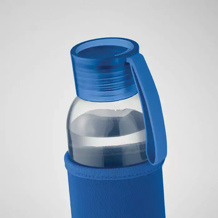 500ml Kılıflı Geri Dönüştürülmüş Cam Su Şişesi