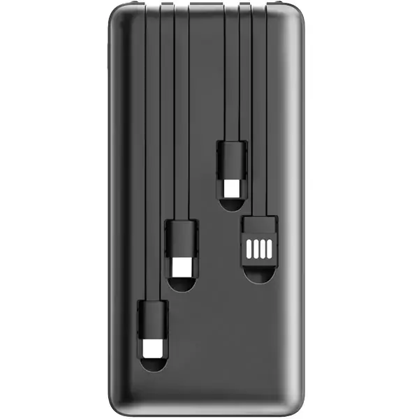 20.000 mAh Dahili Kablolu Cam Görünümlü Powerbank
