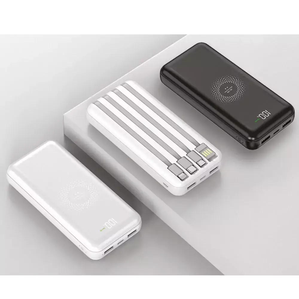 Powerbank 10000 mAh Wireless Mobil Şarj Cihazı Promozone