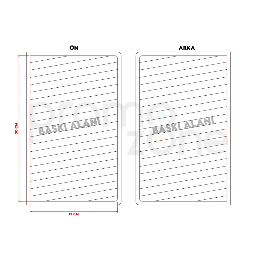 13 x 21 cm Termo PU Deri Esnek Yumuşak Kapaklı Tarihsiz Defter, 196 Sayfa, 80 gr Ivory Krem Çizgili İç Kağıt, Renkli Kenarlı, Metal Tokalı, Karton Kılıflı Promozone