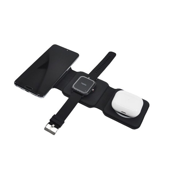 Kablosuz Şarj Cihazı 3in1 (Akıllı Telefon - Saat - Kulaklık)