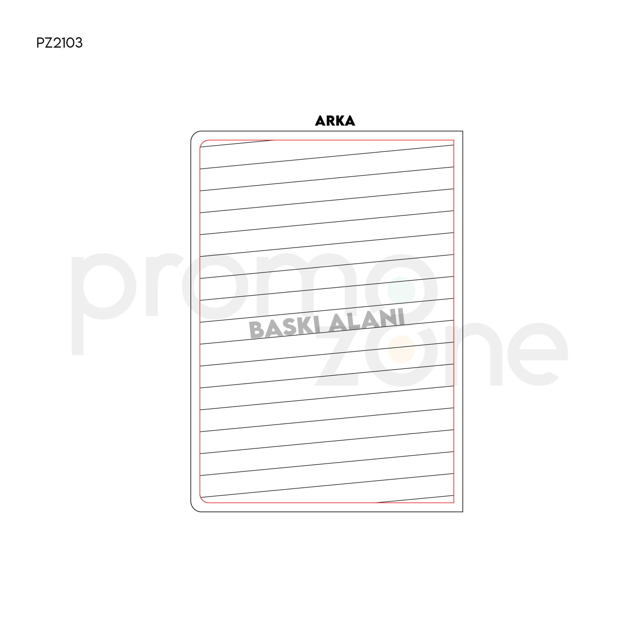 15x21 Gizli Spiralli Termo Deri Kapaklı Tarihsiz Defter Promozone