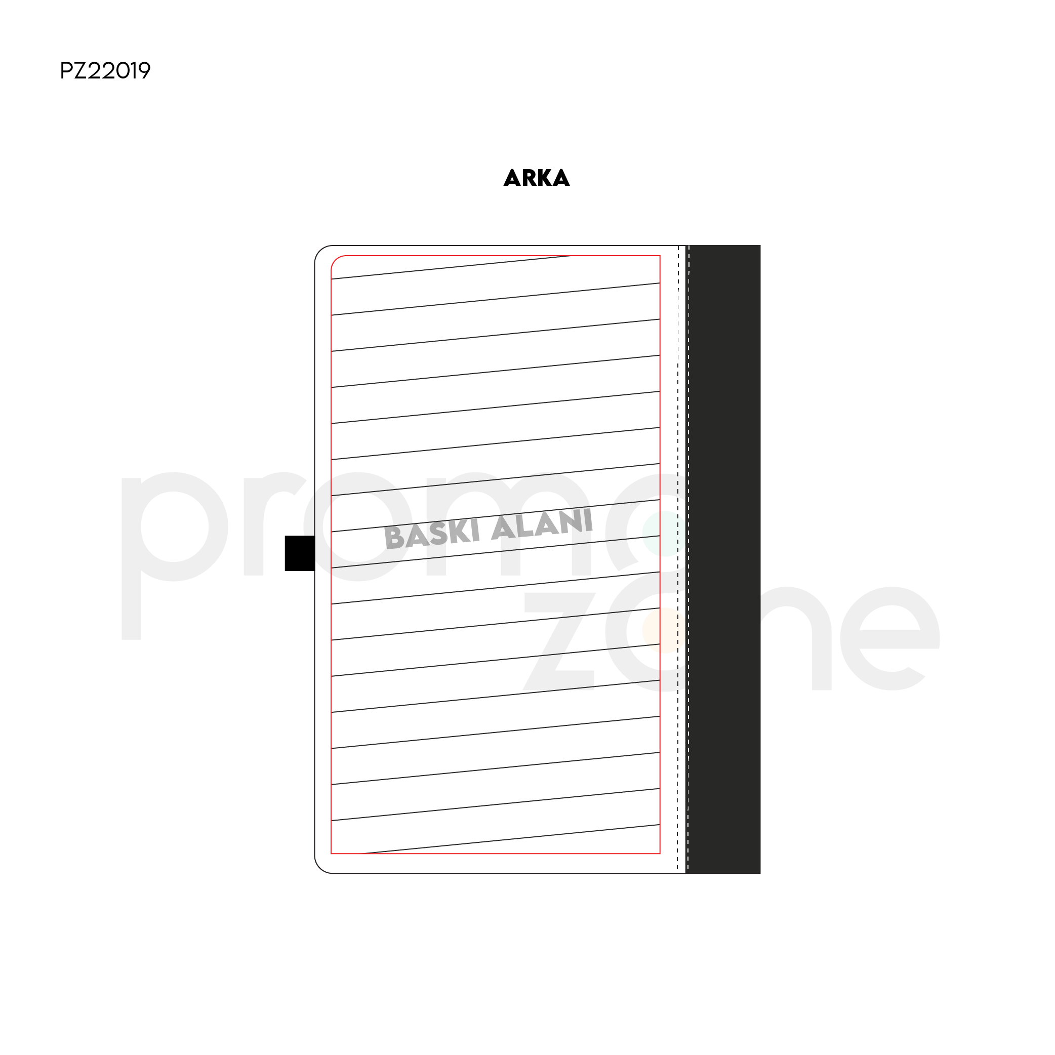 Termo Deri Bambu Defter