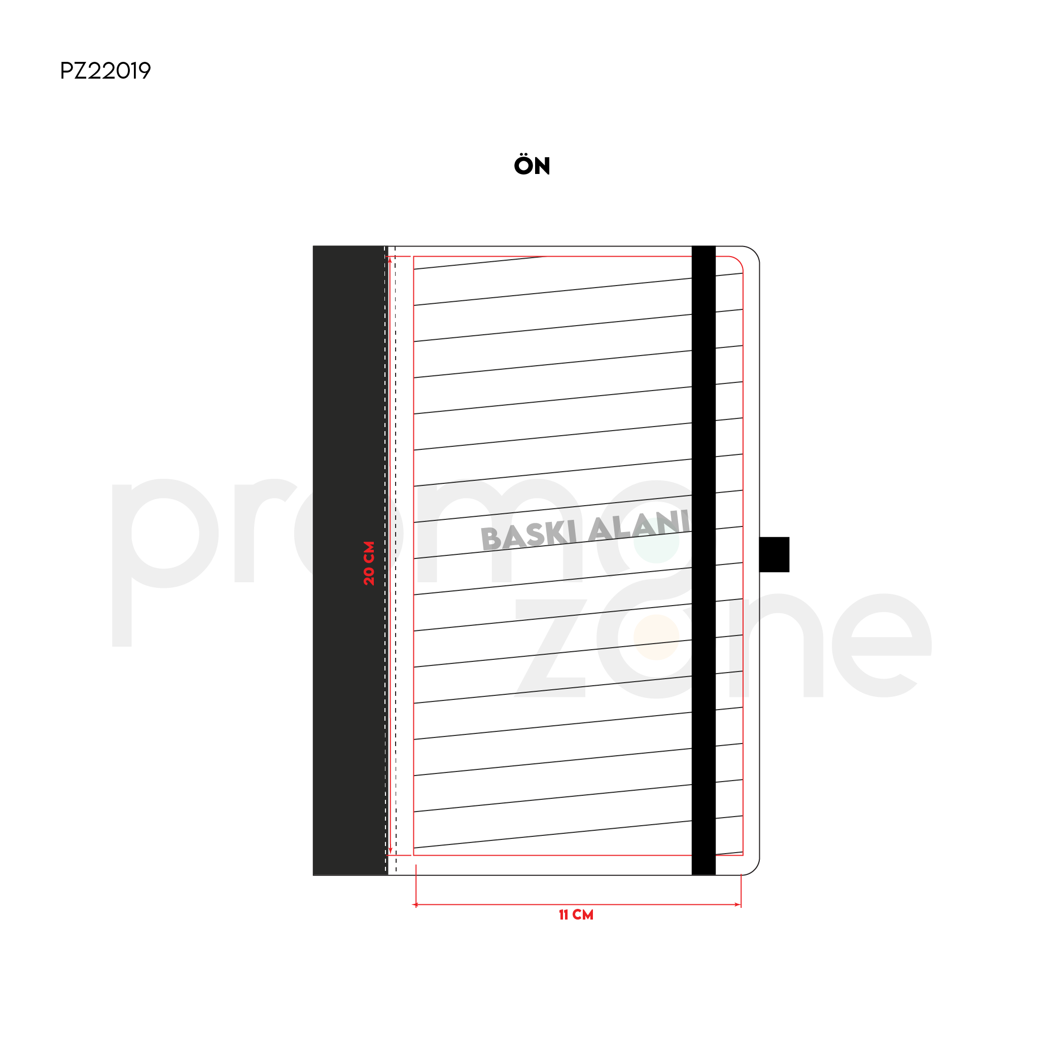 Termo Deri Bambu Defter