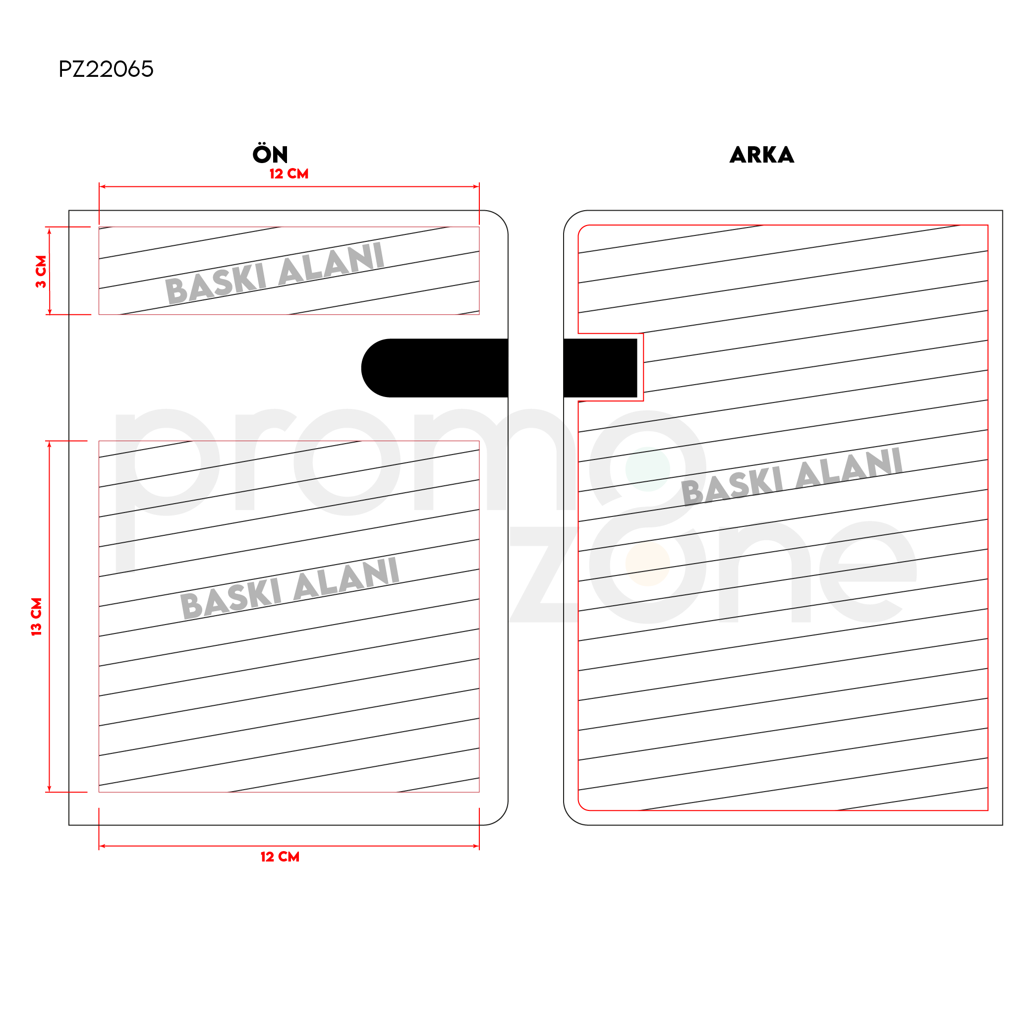 Termo Deri Kenarları Boyalı Mıknatıslı Defter