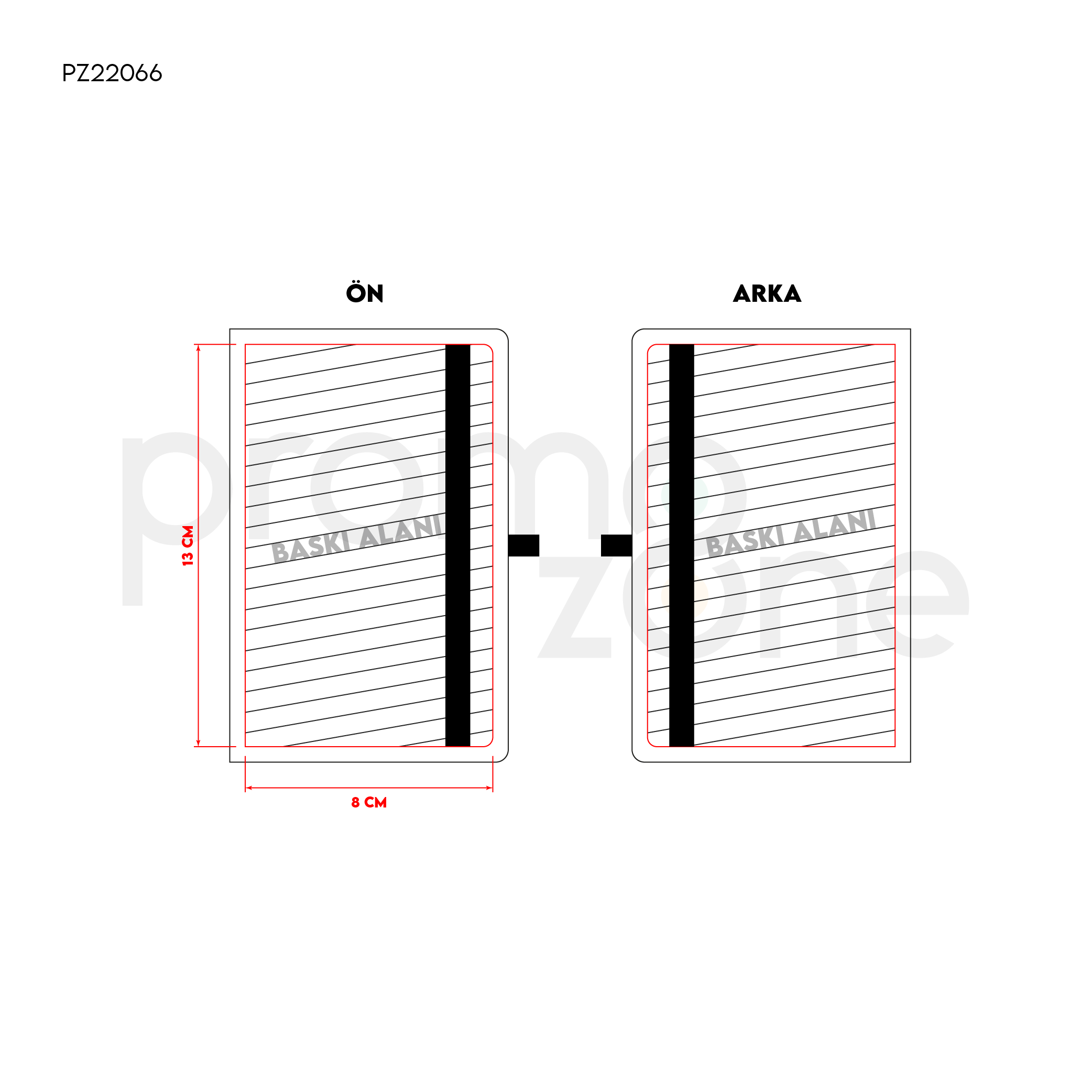 Termoderi Kapaklı Defter ( 9 x 14 cm )