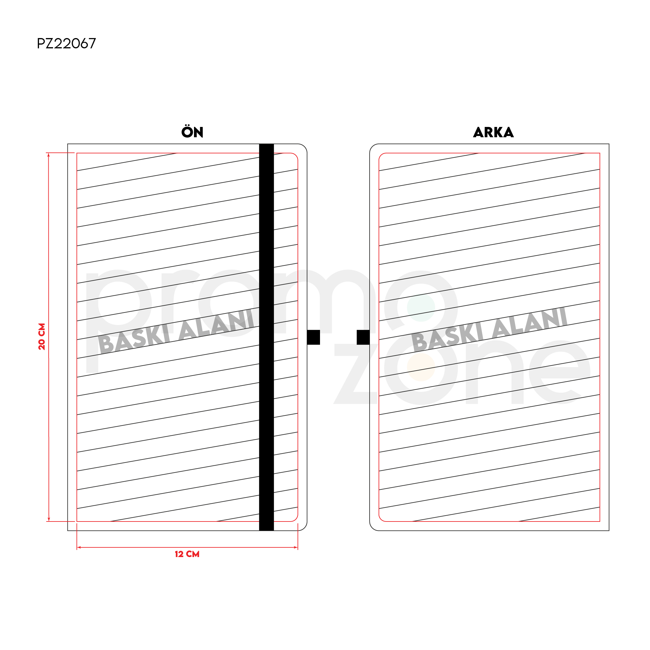Termo Deri Defter 13 x 21 cm