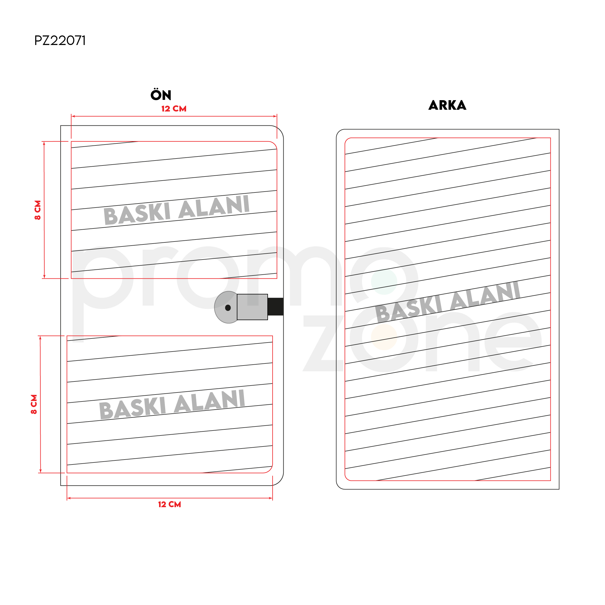 Termoderi Kapaklı USB'li Defter ( 13 x 21 cm )