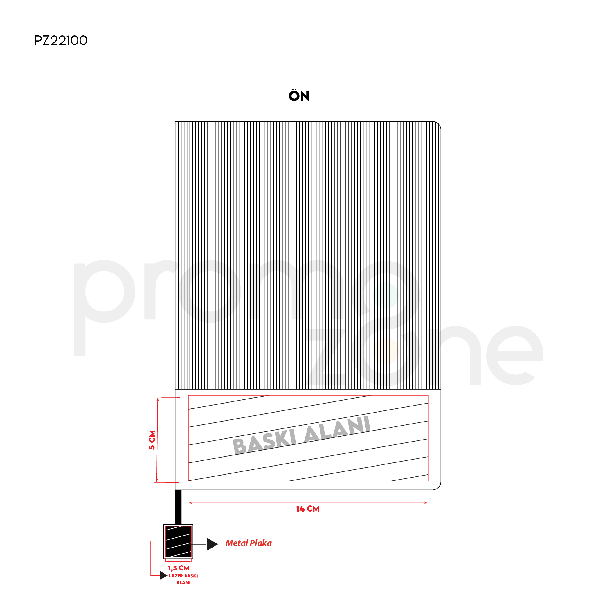 Yumuşak Kapak Kutulu Defter 15,5 x 21,5 cm Promozone