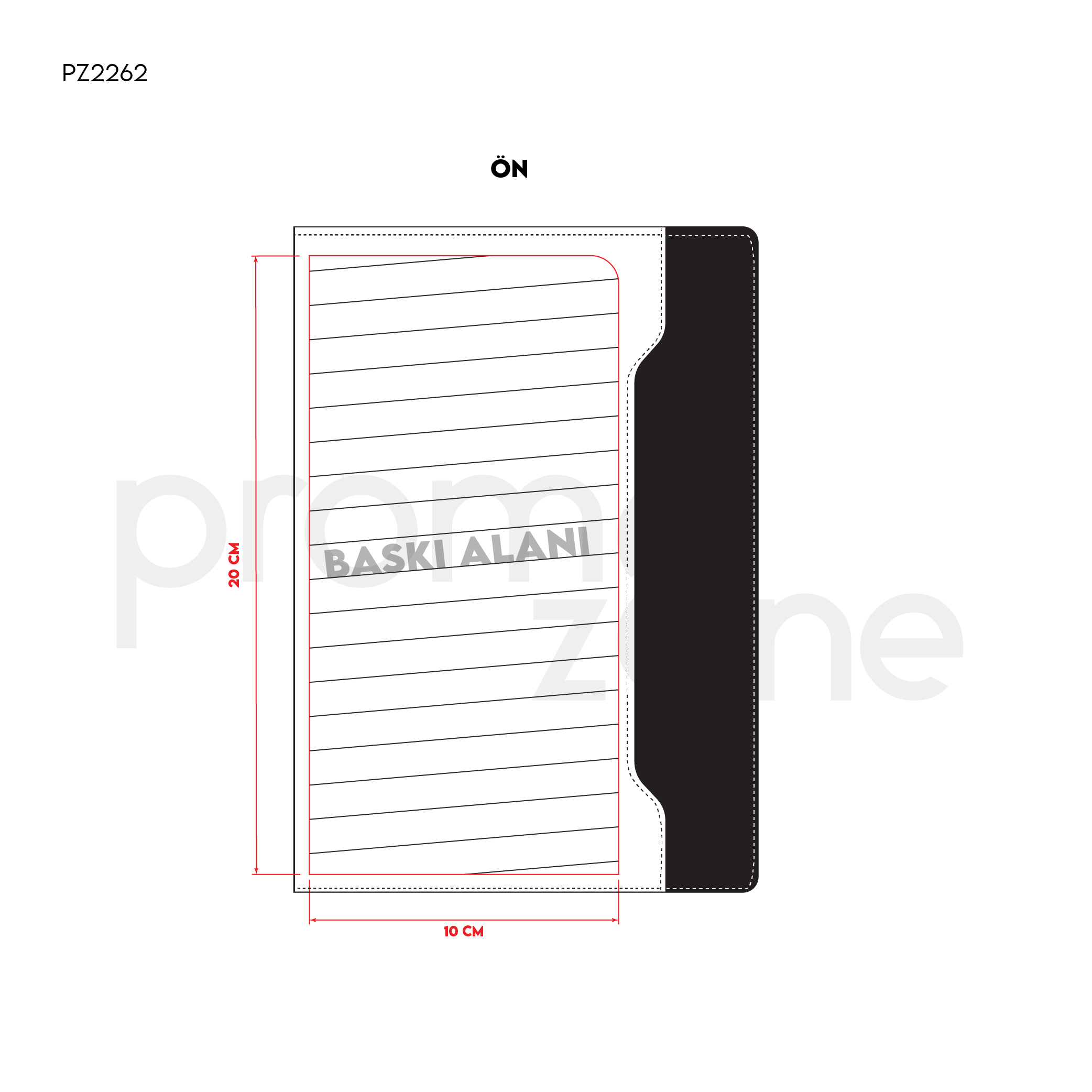 15X21,5 Tarihsiz Defter