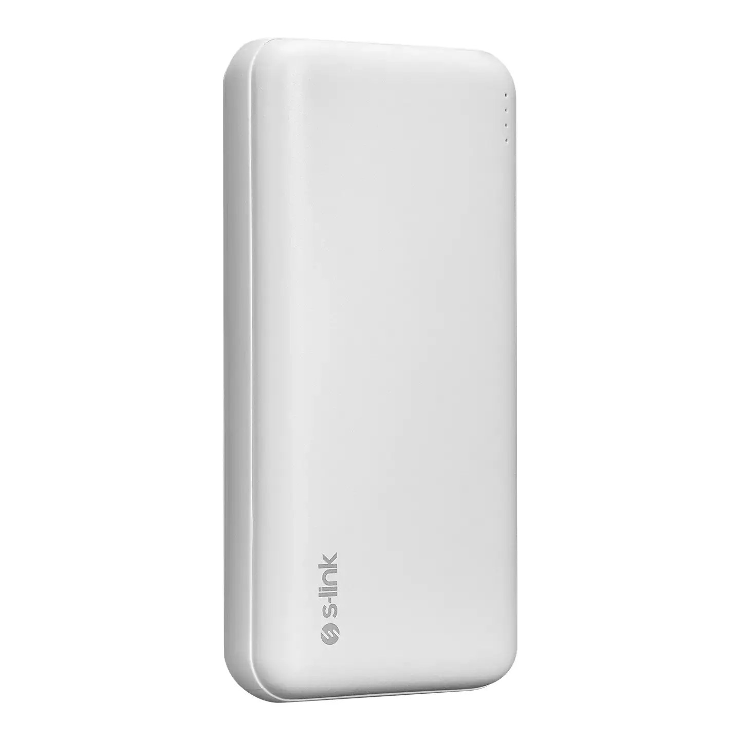 S-link G205 20000mAh Micro+Type-C+USB 18W Beyaz Taşınabilir Pil Şarj Cihazı Powerbank