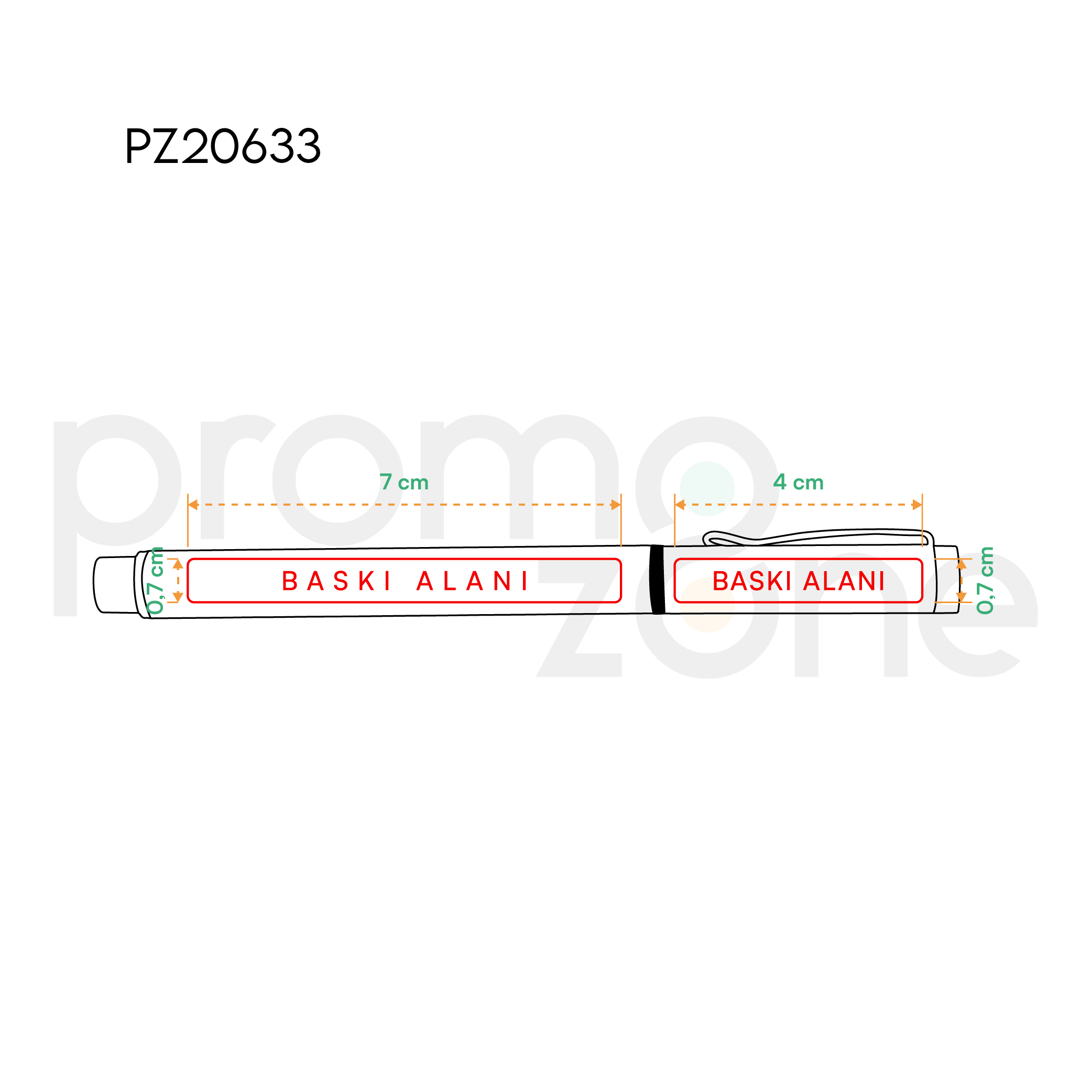 Metal Roller Kalem
