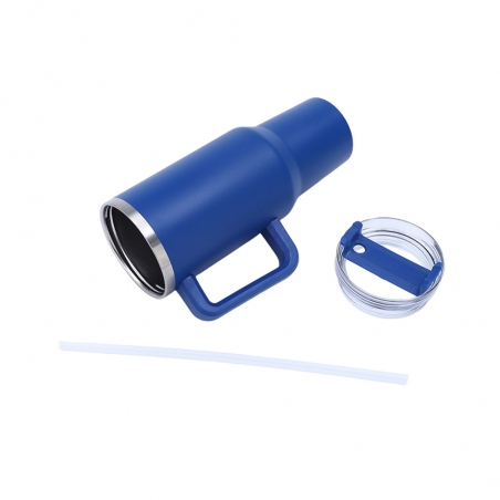 Paslanmaz Çelik Pipetli Termos 1180 ml