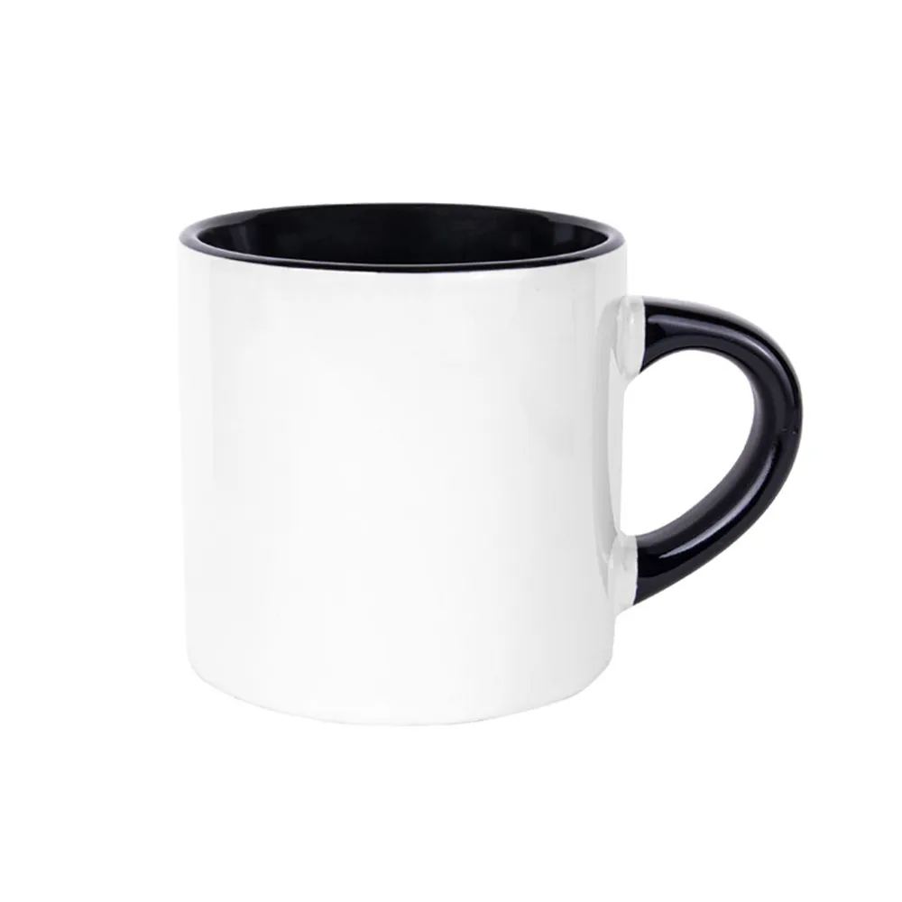 Süblimasyon Porselen Nescafe Kulbu ve İçi Renkli Kupa Bardak Kutulu - Logo Baskılı
