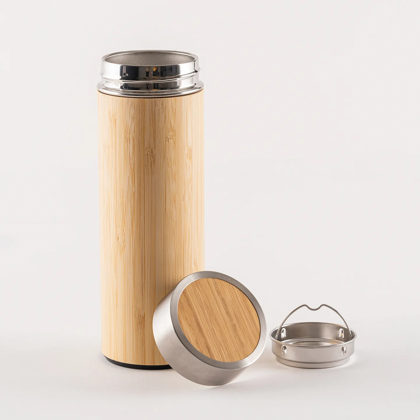 450 ml Filtreli Bambu Termos