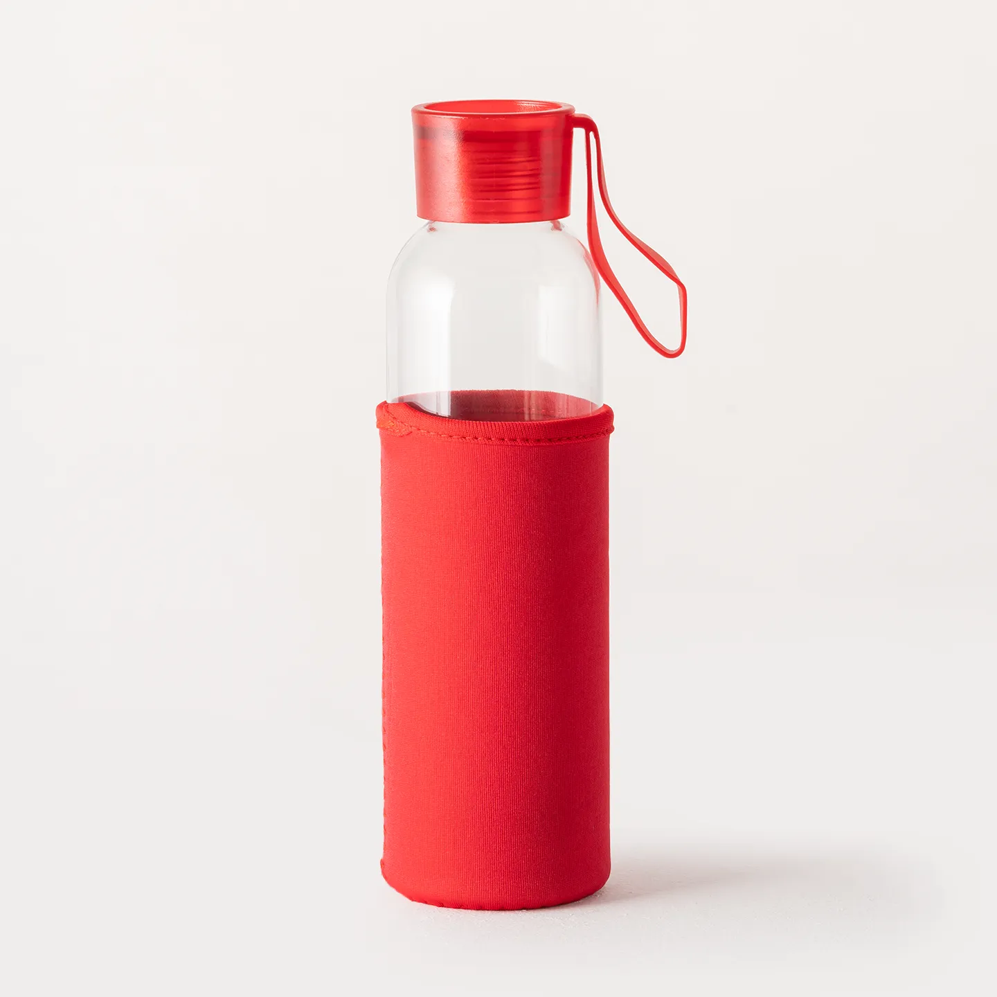 500ml Kılıflı Geri Dönüştürülmüş Cam Su Şişesi