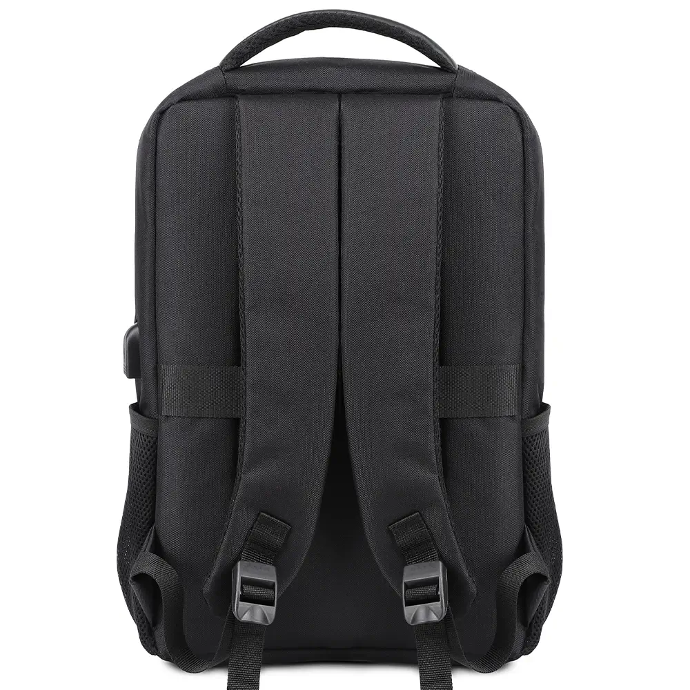 Stoklu Özel Üretim Laptop Bölmeli USB Şarj Girişli Promosyon Sırt Çantası