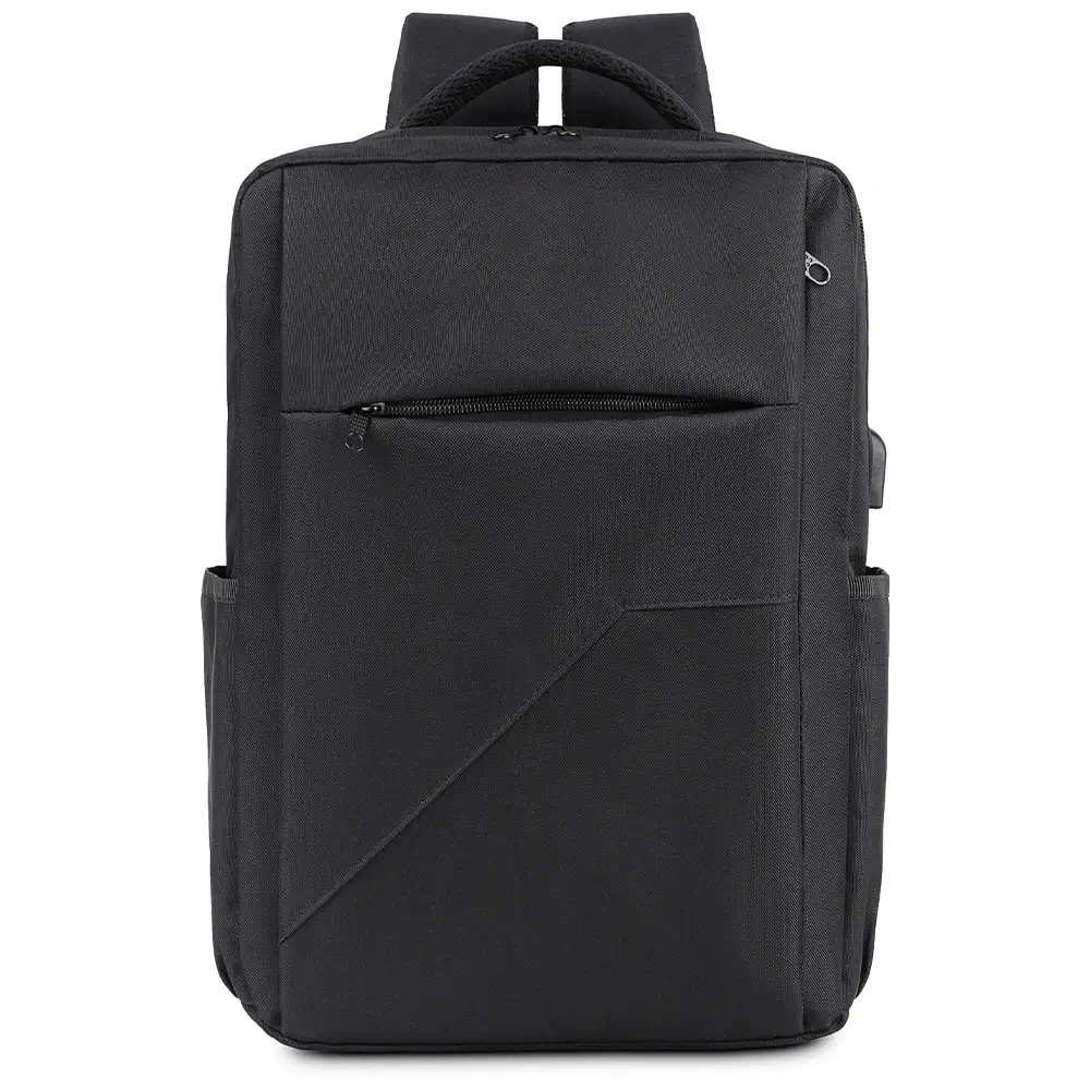 Stoklu Özel Üretim Laptop Bölmeli USB Şarj Girişli Promosyon Sırt Çantası