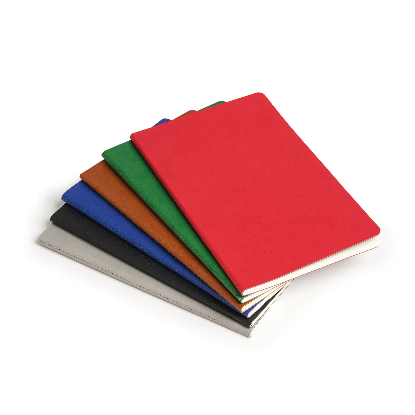 13 x 21 cm Termo Deri Terzi Dikişli Yumuşak Kapaklı Tarihsiz Defter, 80 Sayfa, 80gr. Ivory Çizgili İç Kağıt Promozone