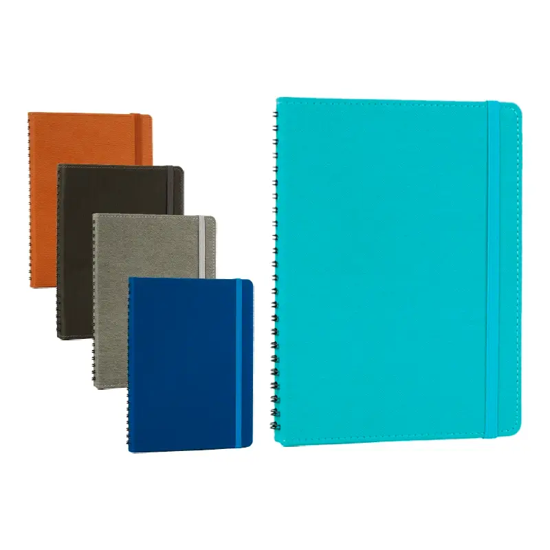 15x21 Gizli Spiralli Termo Deri Kapaklı Tarihsiz Defter Promozone