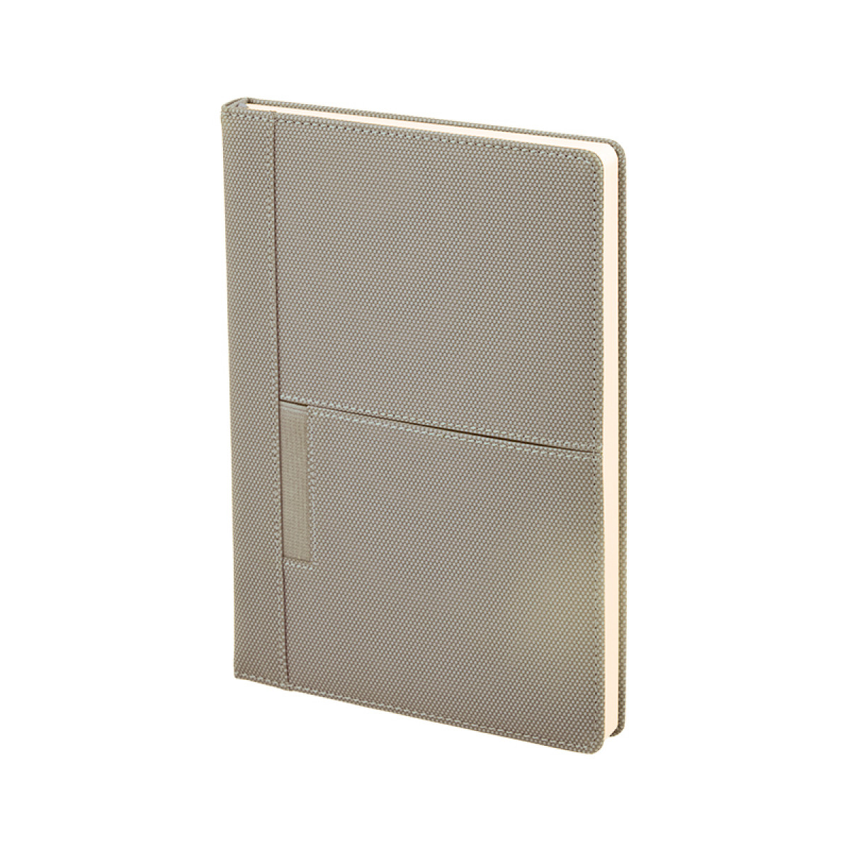15 x 21 cm Termo Deri Sert Kapaklı Tarihsiz Defter, 224 Sayfa, 80 gr Çizgili İç Kağıt, Telefon - Kart - Kalem Cepli