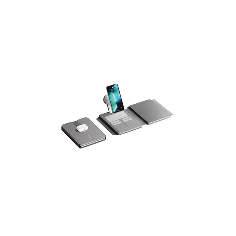 5000 mAh MagSafe ve Wireless Kablosuz Şarj Özellikli Organizer Powerbank