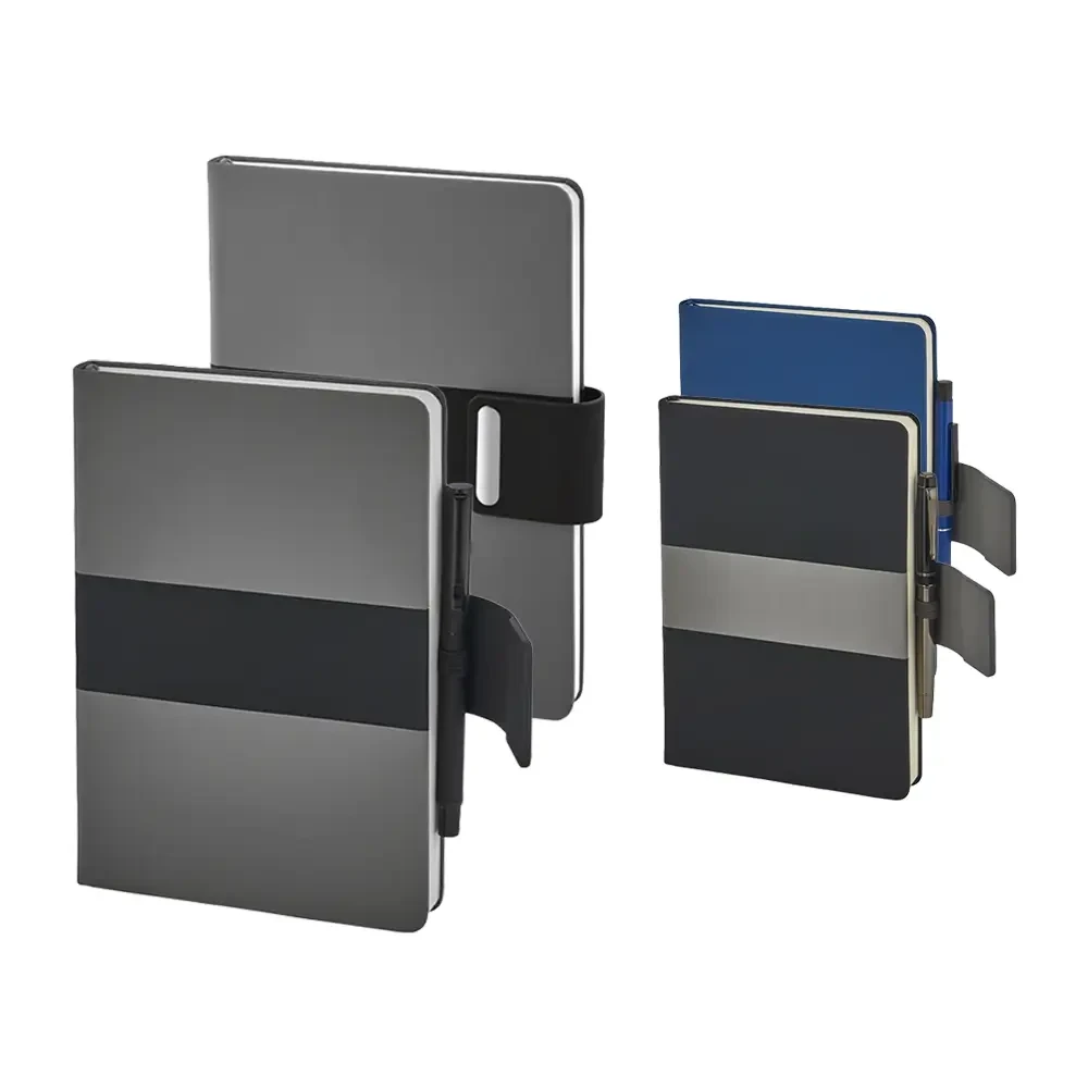 15 x 21 cm Termo Deri Kapaklı Tarihsiz Defter, 224 Sayfa, 80 gr. Ivory İç Kağıt,  Kalem Tutuculu, Mıknatıs Kilitli Promozone