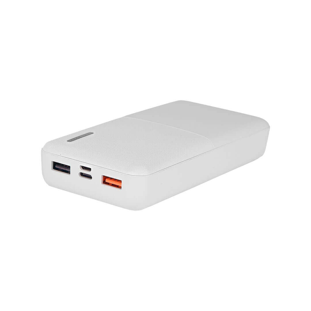 20.000 mAh LED Göstergeli Çift USB + Type-C Çıkışlı Powerbank
