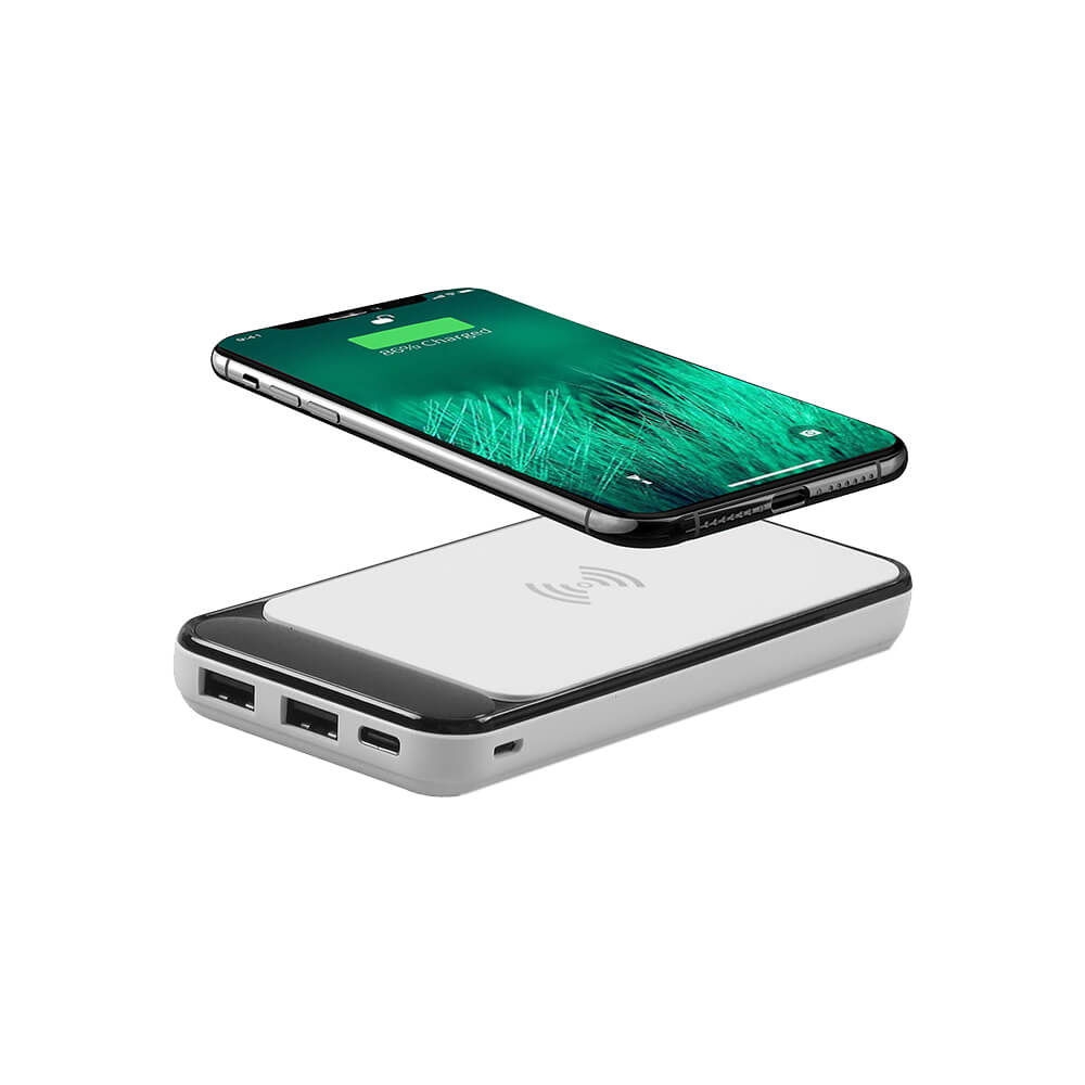 S-link IP-217W 10000mAh Powerbank 2 Usb Port Kablosuz Taşınabilir Pil Şarj Cihazı