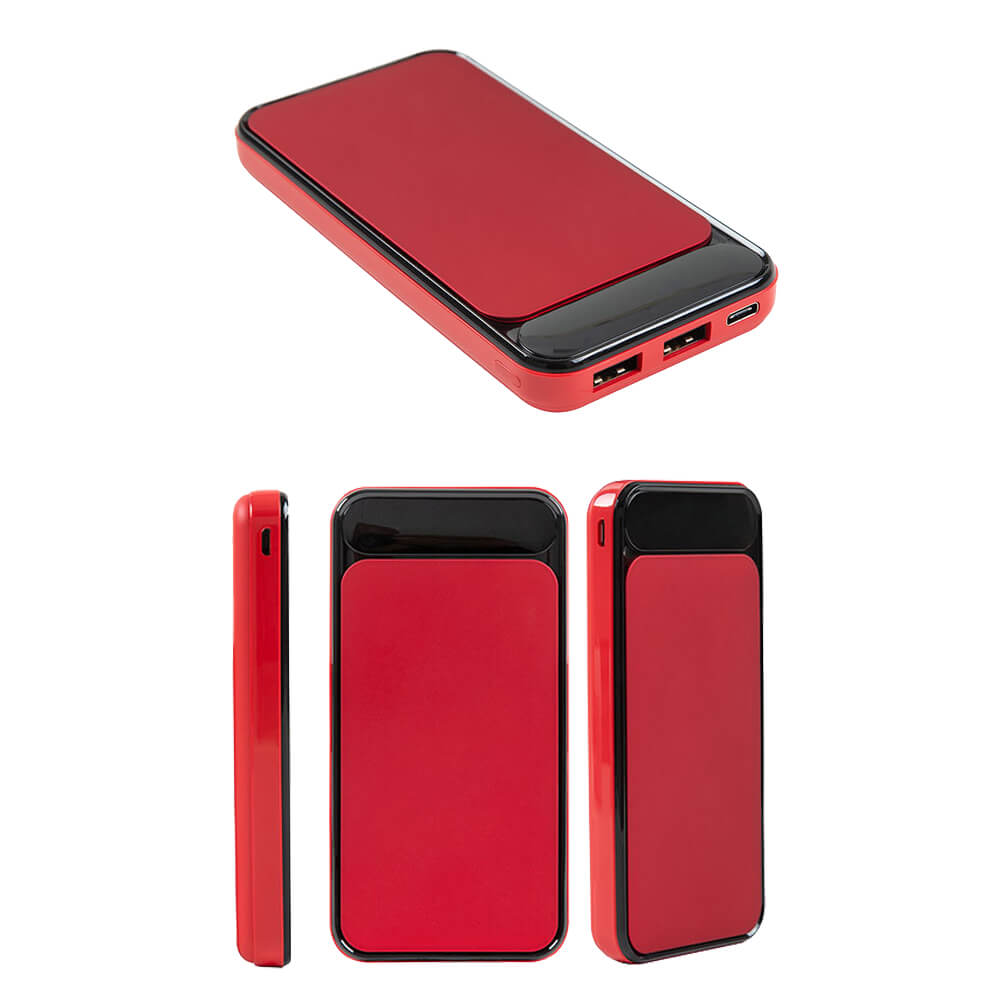 S-link IP-G2711 10000mAh Powerbank 2 Usb Port LCD+LED Gösterli Taşınabilir Pil Şarj Cihazı