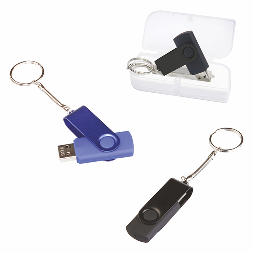 32 GB Plastik/Metal Döner Başlıklı Renkli USB Bellek Promozone