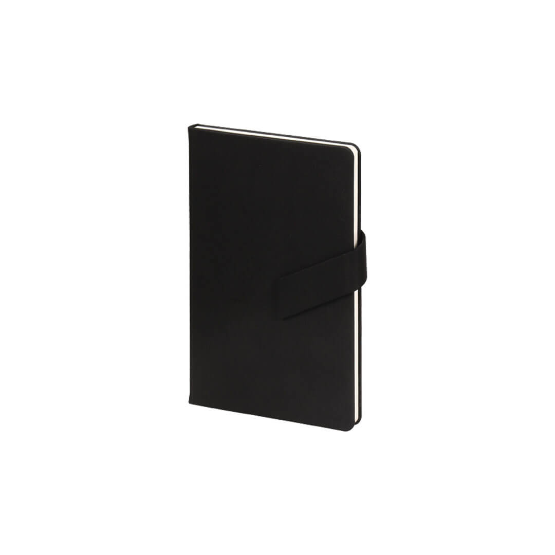 13 x 21 cm Termo PU Sert Kapaklı Tarihsiz Defter, 224 Sayfa, 70 gr Ivory Çizgili İç Kağıt, Mıknatıslı Toka Promozone