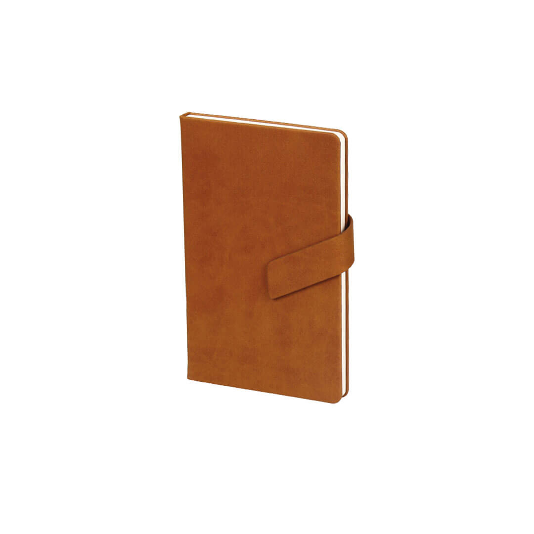 13 x 21 cm Termo PU Sert Kapaklı Tarihsiz Defter, 224 Sayfa, 70 gr Ivory Çizgili İç Kağıt, Mıknatıslı Toka Promozone