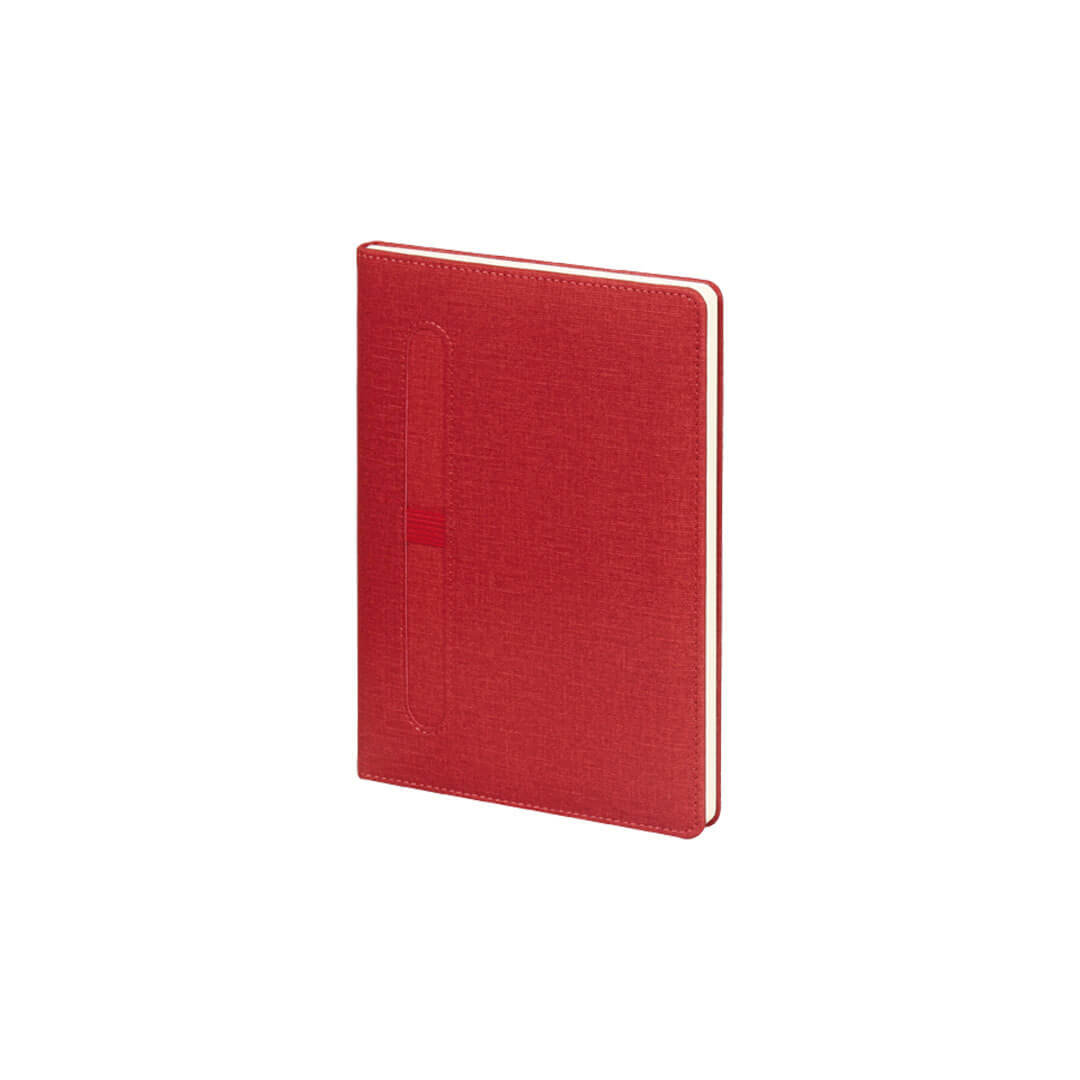15 x 21 cm Termo PU Sert Kapaklı Tarihsiz Defter, 224 Sayfa, 70gr. Ivory Krem Çizgili İç Kağıt, Kalem Tutuculu, Esnek Lastikli