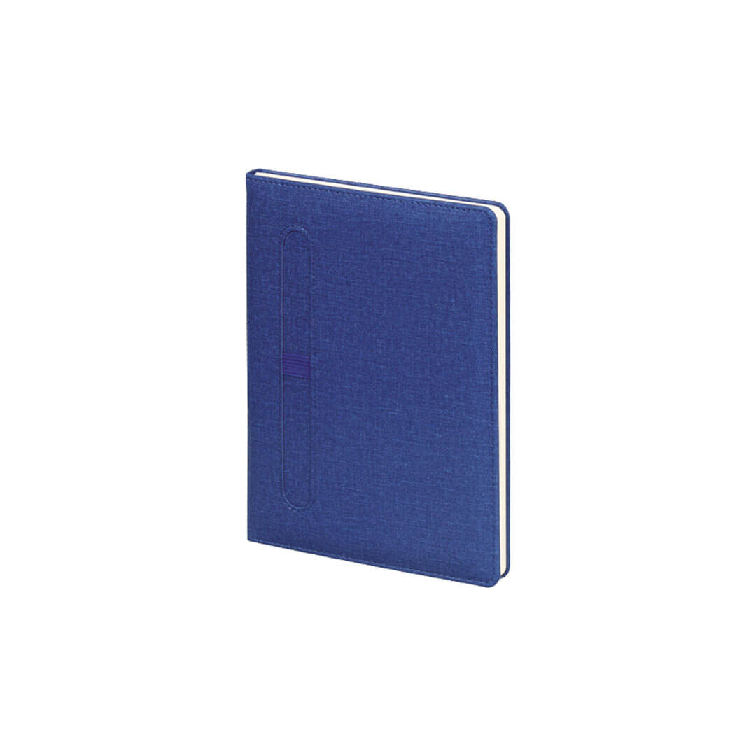 15 x 21 cm Termo PU Sert Kapaklı Tarihsiz Defter, 224 Sayfa, 70gr. Ivory Krem Çizgili İç Kağıt, Kalem Tutuculu, Esnek Lastikli