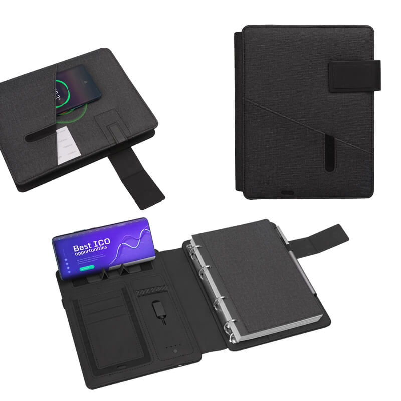 5000 mAh Kapasiteli Wireless Özellikli 16GB USB Bellekli Organizer Powerbank Promozone
