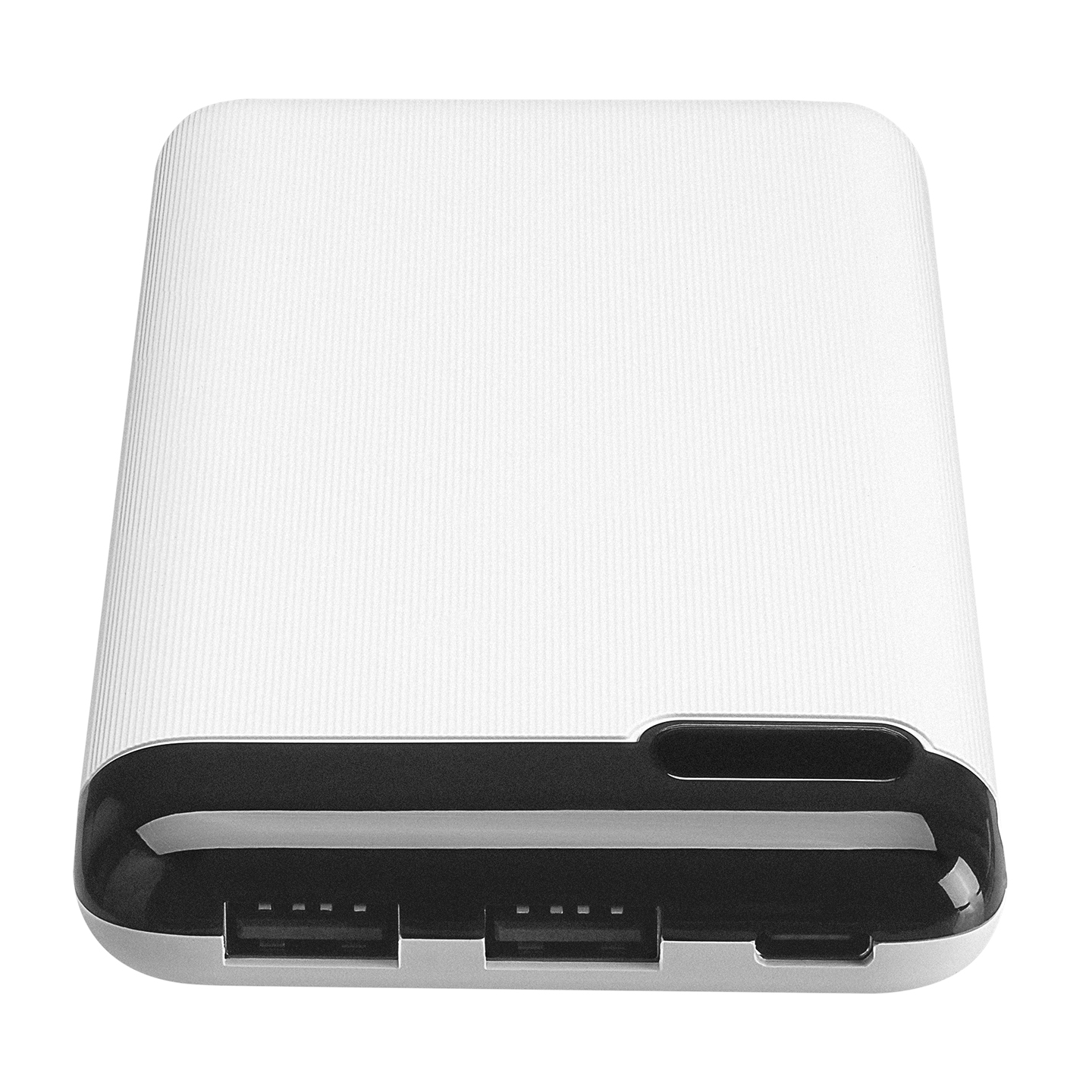 S-link IP-K11 10000mAh 2*USB+Micro+Type-C Beyaz LCD Ekranlı Taşınabilir Pil Şarj Cihazı Promozone