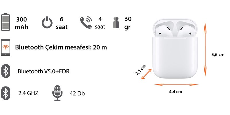 Bluetooth Kablosuz Kulaklık