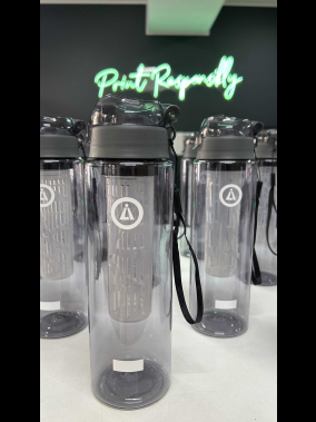 500 ML Detoks Filtreli Plastik Su Şişesi