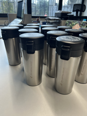 350 ml Kaydırmaz Taban Termos Bardak